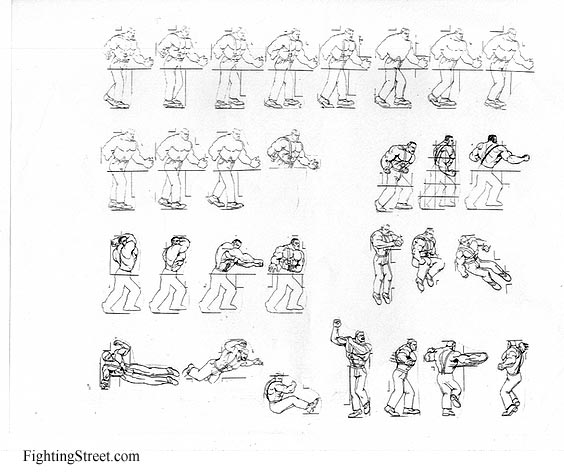 Rare old Final Fight Concept Art