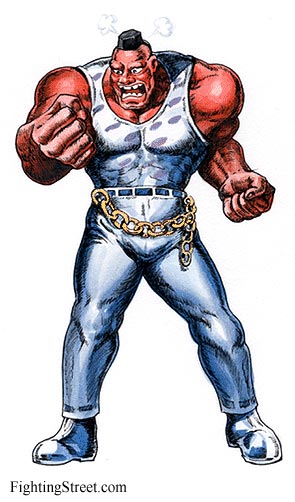 Abigail of Final Fight 1 (for SNES/Super Famicom) Art