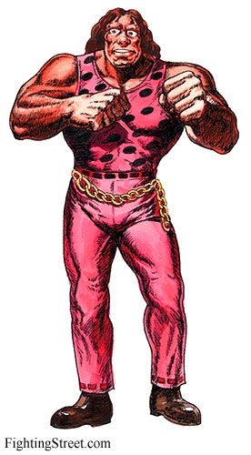 Andore of Final Fight 1 (for SNES/Super Famicom) Art