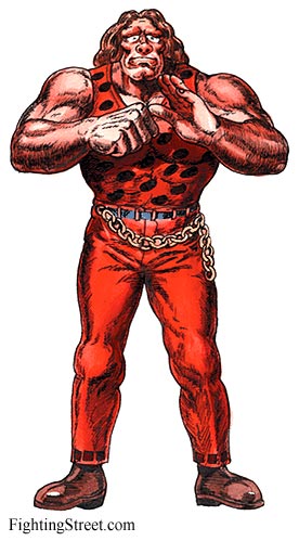 Andore Jr. of Final Fight 1 (for SNES/Super Famicom) Art
