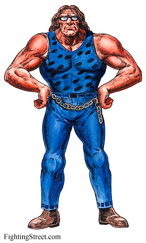Grand Father Andore of Final Fight 1 (for SNES/Super Famicom) Art