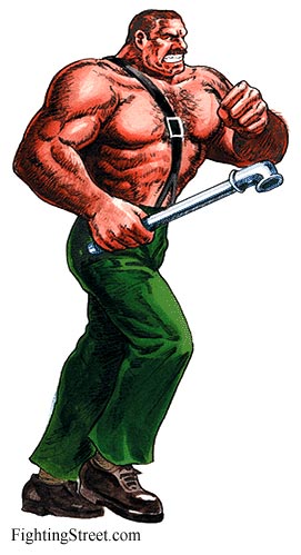 Haggar of Final Fight 1 (for SNES/Super Famicom) Art