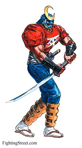 Sodom aka Katana of Final Fight 1 (for SNES/Super Famicom) Art