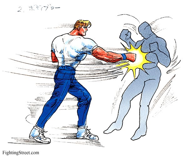 Move Art for Cody from Final Fight 1