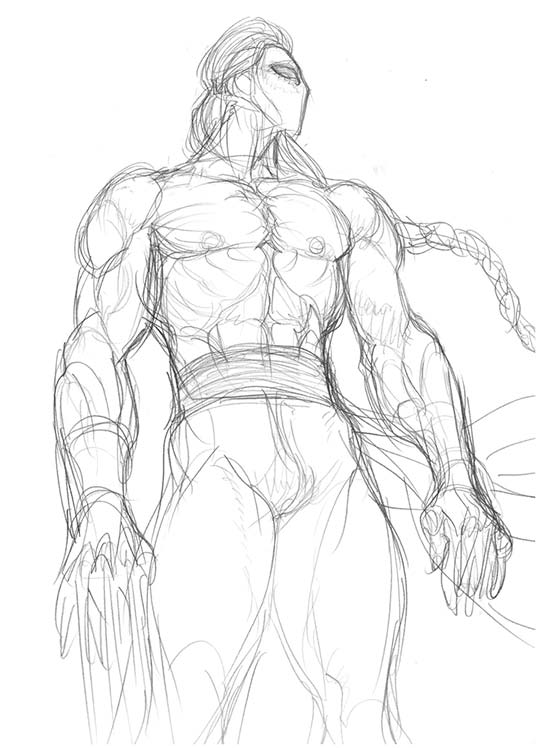 Balrog aka Vega of Street Fighter 4 Concept Art