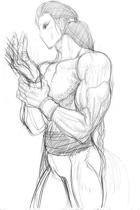 Balrog aka Vega of Street Fighter 4 Concept Art