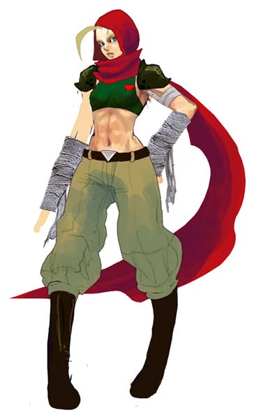 Cammy of Street Fighter 4 Concept Art