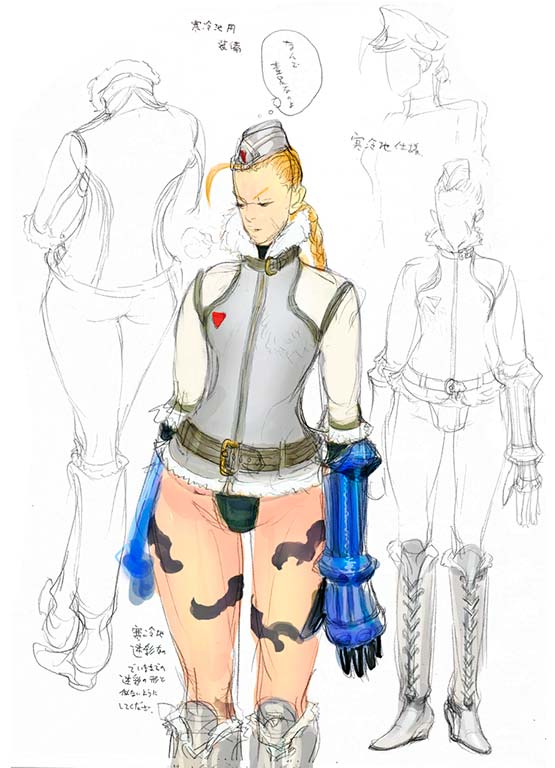 Cammy of Street Fighter 4 Concept Art