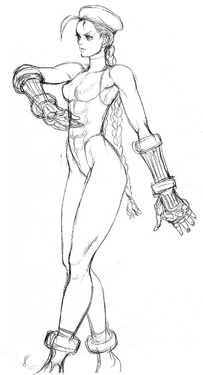 Cammy of Street Fighter 4 Concept Art