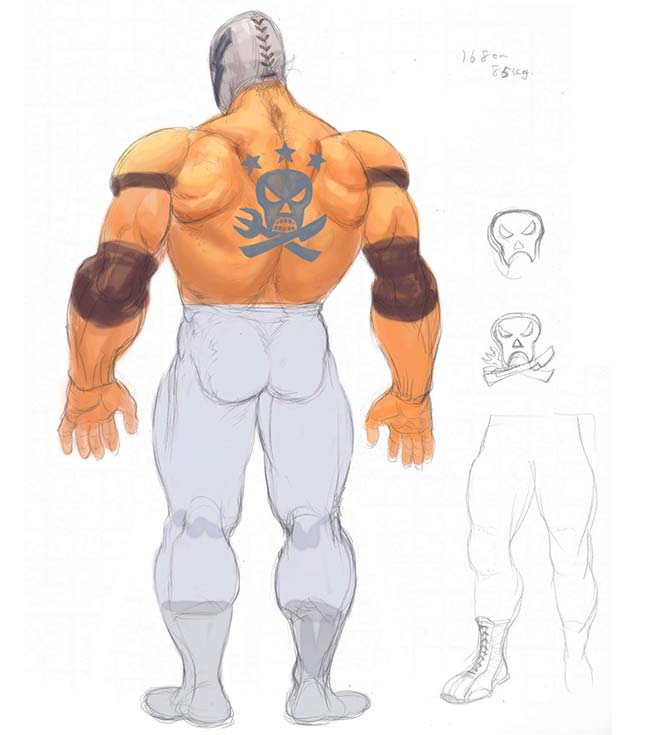 El Fuerte of Street Fighter 4 Concept Art