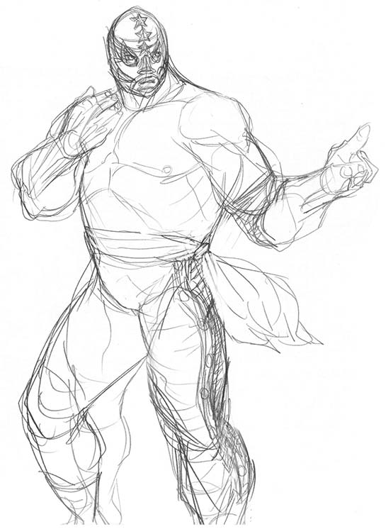 El Fuerte of Street Fighter 4 Concept Art