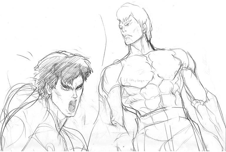 Fei-Long of Street Fighter 4 Concept Art