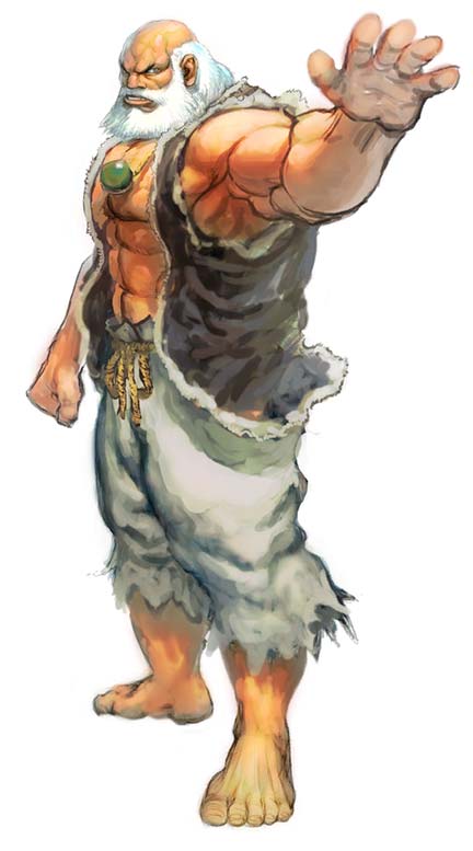 Gouken of Street Fighter 4 Concept Art