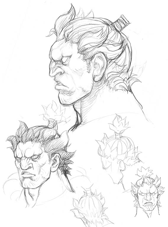 Gouki (aka Akuma) of Street Fighter 4 Concept Art