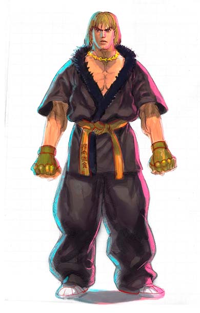 Ken of Street Fighter 4 Concept Art