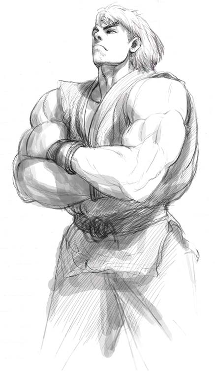Ken of Street Fighter 4 Concept Art