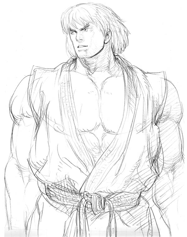 Ken of Street Fighter 4 Concept Art