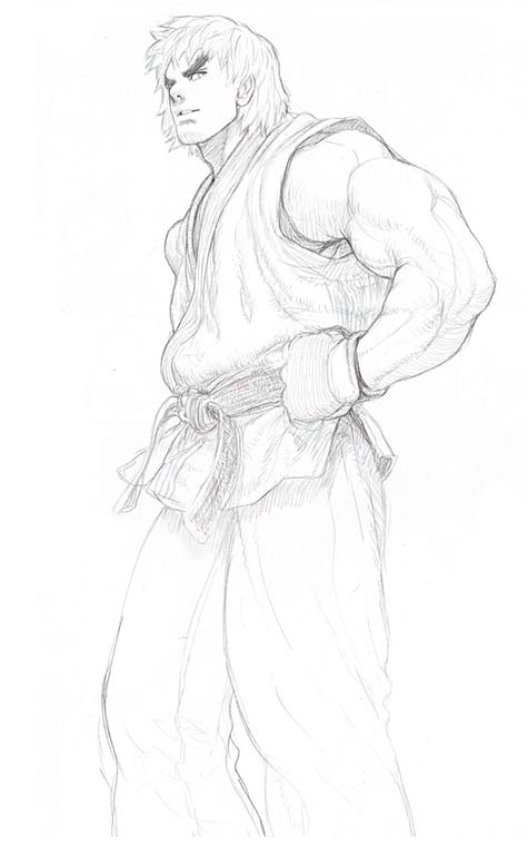 Ken of Street Fighter 4 Concept Art