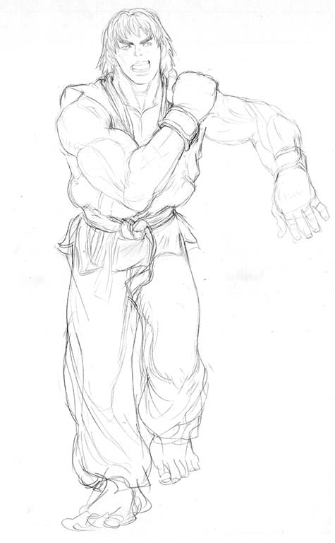 Ken of Street Fighter 4 Concept Art