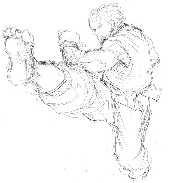 Ken of Street Fighter 4 Concept Art