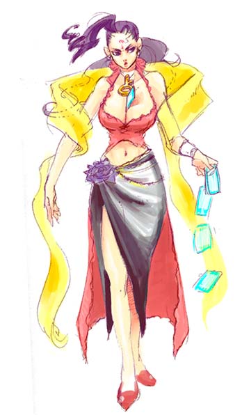 Rose of Street Fighter 4 Concept Art
