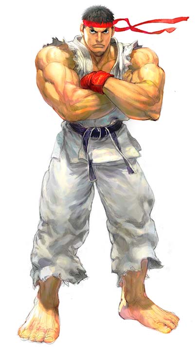 Ryu of Street Fighter 4 Concept Art