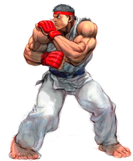 Ryu of Street Fighter 4 Concept Art