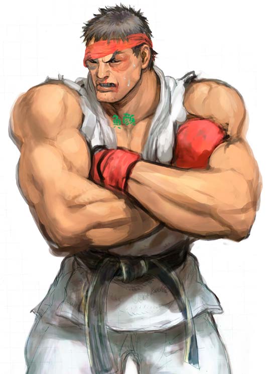 Ryu of Street Fighter 4 Concept Art