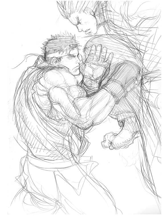 Concept Art of Street Fighter 4