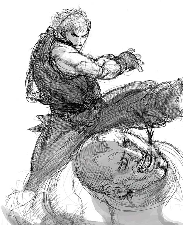 Concept Art of Street Fighter 4