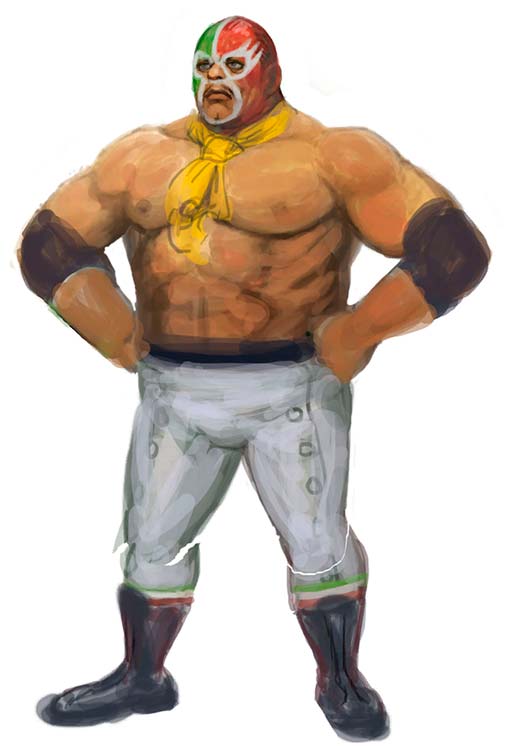 Concept Art of Street Fighter 4