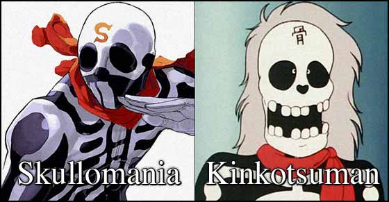 Skullomania of the Street Fighter EX series and Kinkotsuman from Kinnikuman