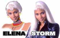 X-Men's Storm, Street Fighter's Elena