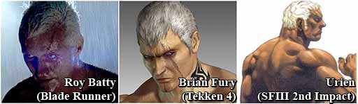 Roy Batty, Brian Fury, Urien