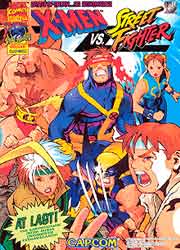 x-men street fighter marvel comic